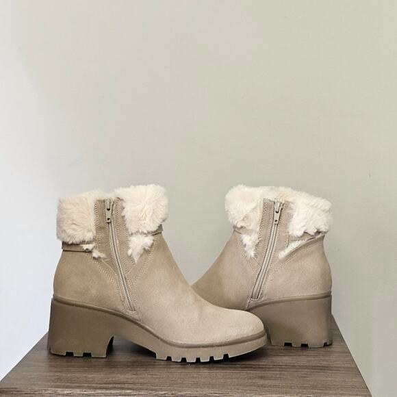 Baretraps Women's Dolors Cozy Winter Booties Size 8.5 Taupe Ice NWT - Picture 2 of 8